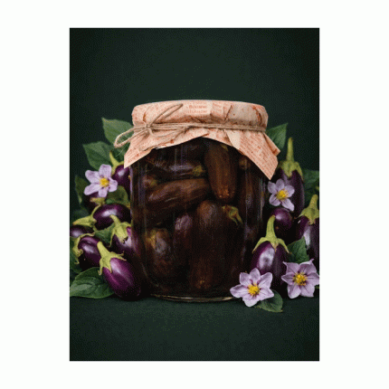BABY EGGPLANT PRESERVE SUGAR FREE