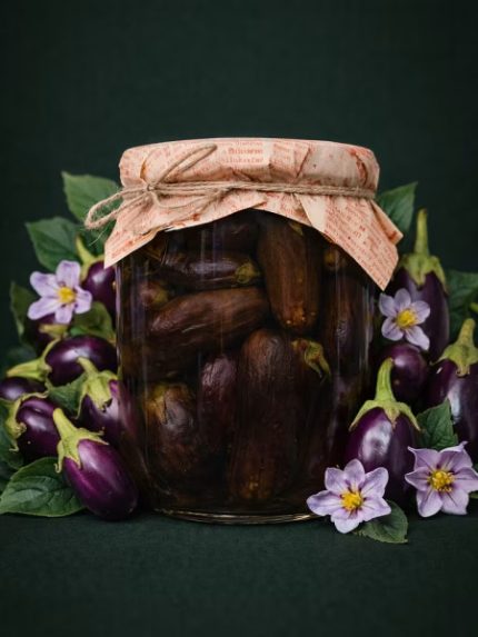 BABY EGGPLANT PRESERVE SUGAR FREE
