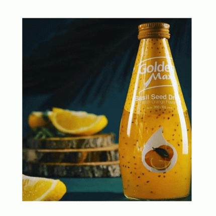BASIL SEED DRINK WITH ORANGE FLAVOR