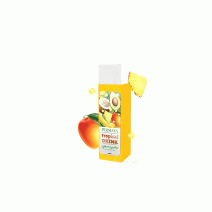 TROPICAL FRUIT JUICE WITH COCONUT SLICES