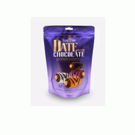 CHOCOLATE-COVERED DATES WITH ASSORTED ALMONDS