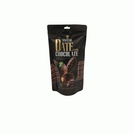 DARK CHOCOLATE DATES WITH ALMONDS